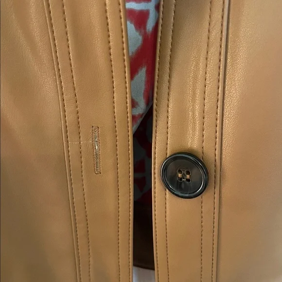 Anthropologie Faux Leather Jacket - Picture 5 of 12